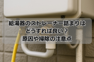 給湯器のストレーナー詰まりはどうすれば良い？原因や掃除の注意点