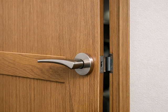 木製ドアの反りや変形による開閉の不具合