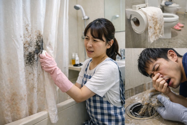 掃除の手間やカビの発生に関する衛生的な課題