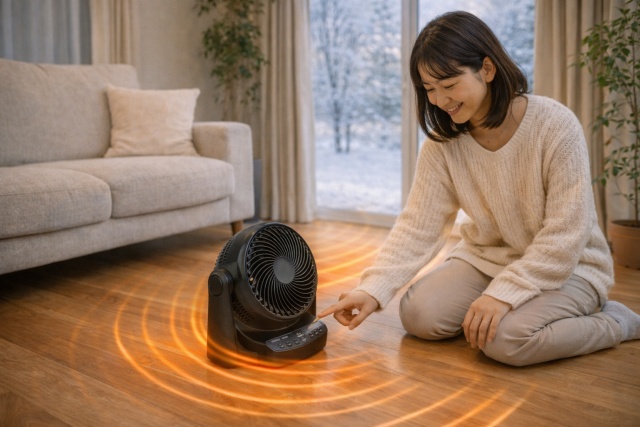 夜間のセーブモード運用と空気循環の重要性