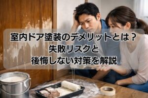 室内ドア塗装のデメリットとは?失敗リスクと後悔しない対策を解説