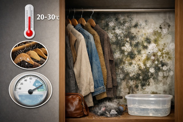 湿気が溜まる原因と真菌が繁殖するメカニズム