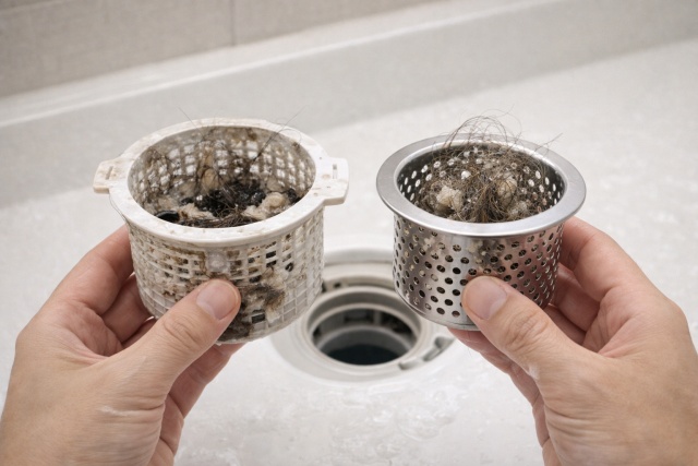 ステンレス製パンチングゴミ受けの清掃性と魅力