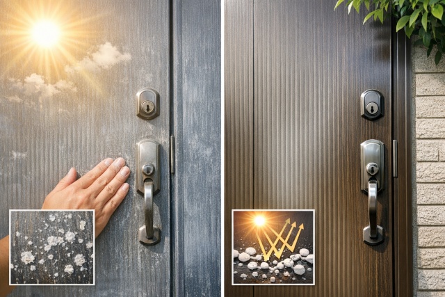 玄関ドアの色あせにシリコンスプレーを使う際の注意点総括