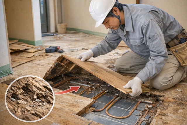 張り替え工法で下地の腐食や劣化を解消する重要性