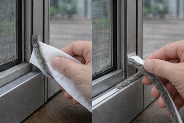 定期的な網戸の防虫ゴム交換で衛生的な環境を維持