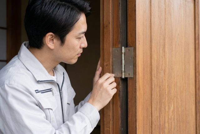 固定式蝶番の種類と調整ネジがない構造的背景