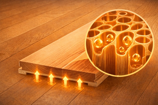 無垢材フローリングが持つ天然の断熱性と温もり