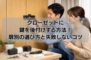 クローゼットに鍵を後付けする方法！扉別の選び方と失敗しないコツ