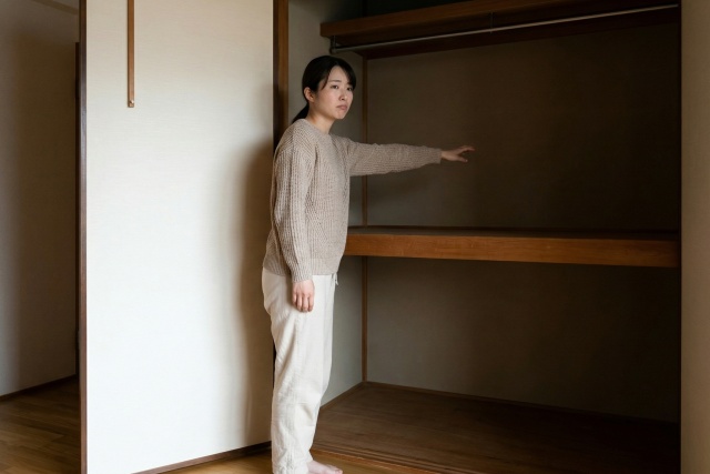 押入れ由来の深い奥行きが使いにくい理由