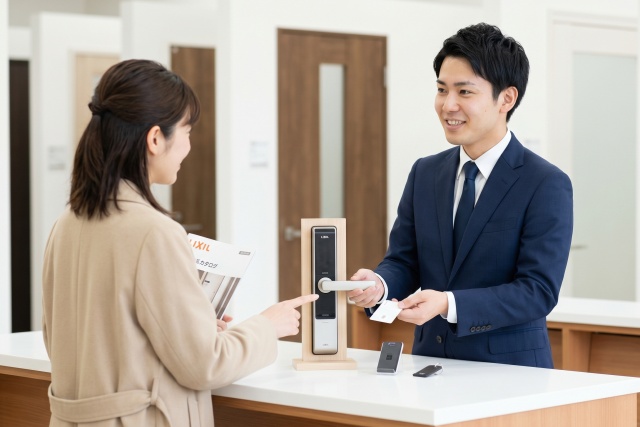 リクシルの玄関ドアに対応する純正パーツと互換性