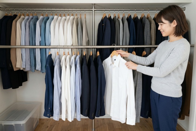 自分に合うクローゼットの奥行き90cmの使い方