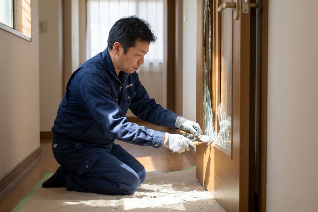 透明ガラスや型板ガラスの交換費用相場