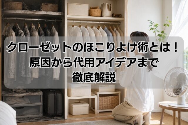 クローゼットのほこりよけ術とは！原因から代用アイデアまで徹底解説