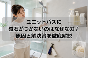 ユニットバスに磁石がつかないのはなぜなの?原因と解決策を徹底解説